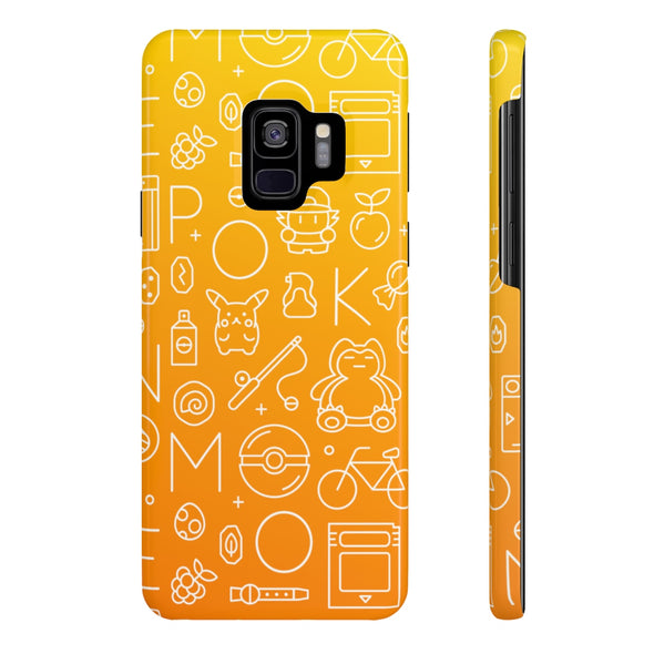 PKMN Pattern Line Doodle Phone Case